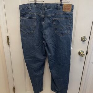 Levis 550‎ Jeans Men 46 x 30 Blue Denim Loose Baggy Fit Straight Leg Light Wash